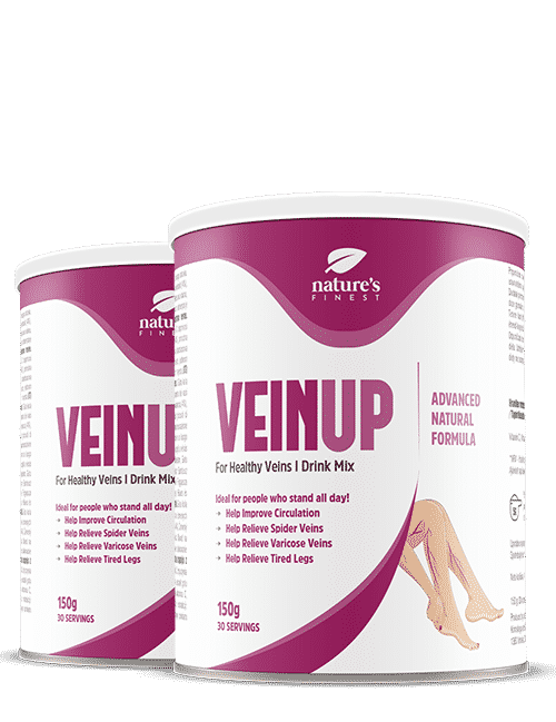 VEIN UP | 1+1 Besplatno | Prirodna prevencija | Proširene vene | Poboljšana cirkulacija krvi | Ekstrakt Gotu Kola | Vitamin C | Revolucionarna formula.