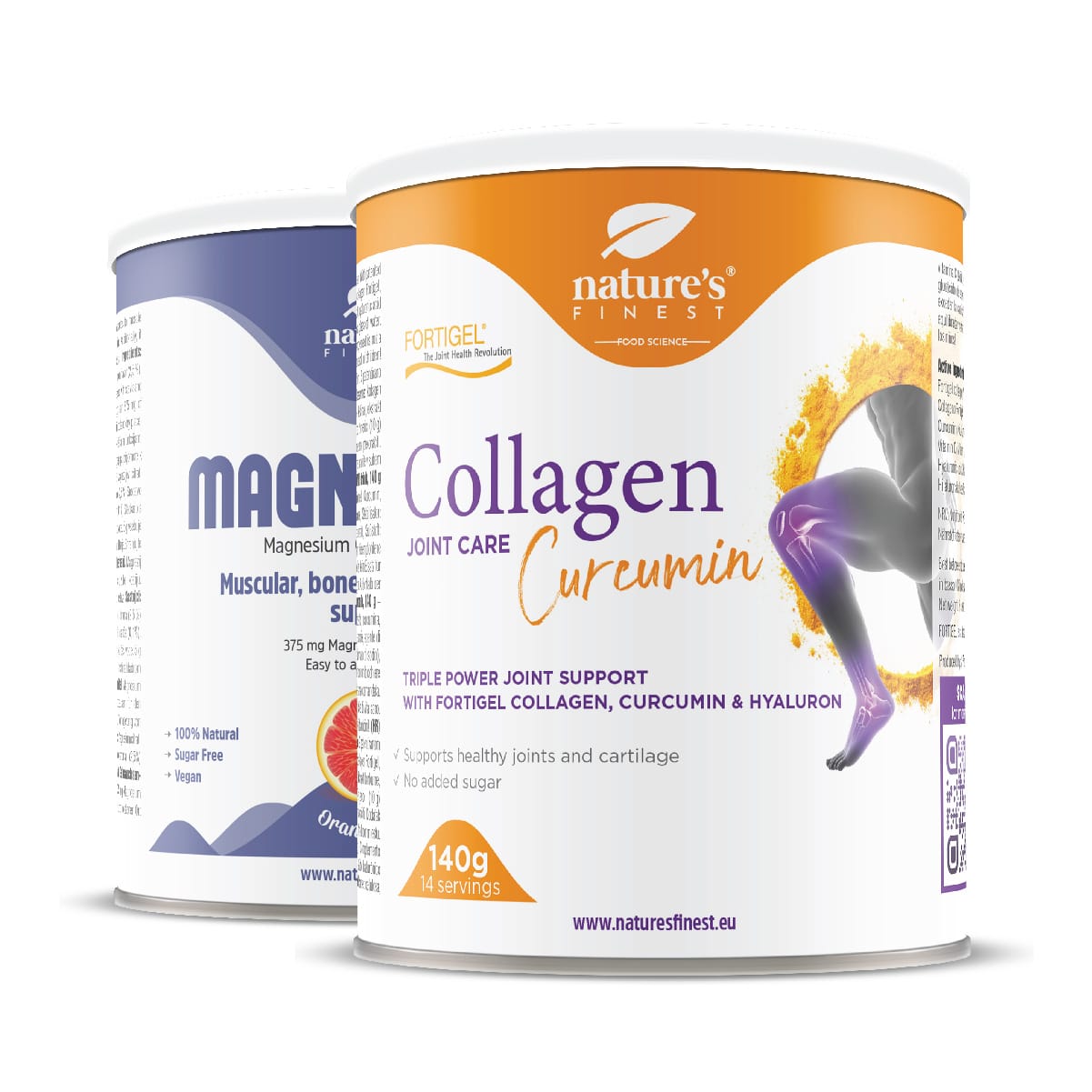 JointCare | Kurkumin + Magnezij | Fortigel® kolagen | Ekstrakt kurkume | HA + Vitamin C | Poboljšajte zdravlje zglobova | Potpora kostima + hrskavicam